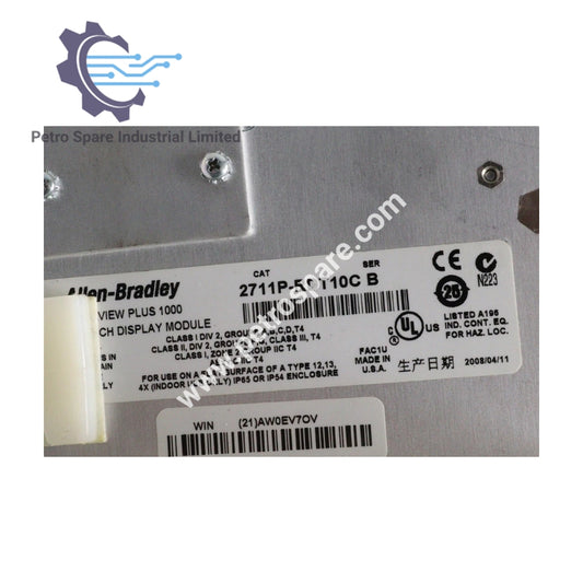 PanelView Plus 6 2711P-T10C4D1 Logic Module Allen-Bradley