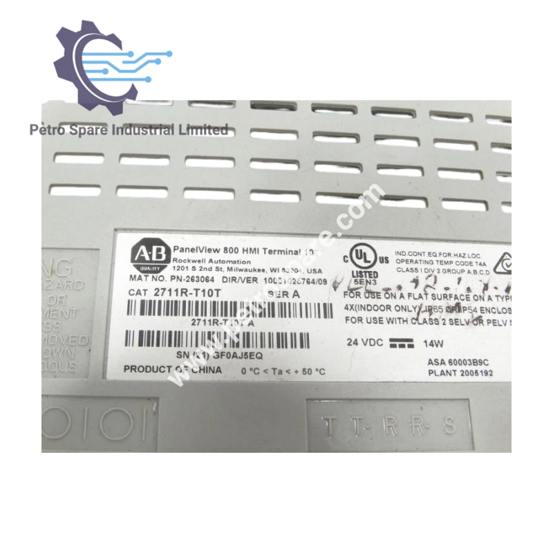 Allen-Bradley 2711R-T10T | PanelView 800 Panel Grafik Serial 24VDC