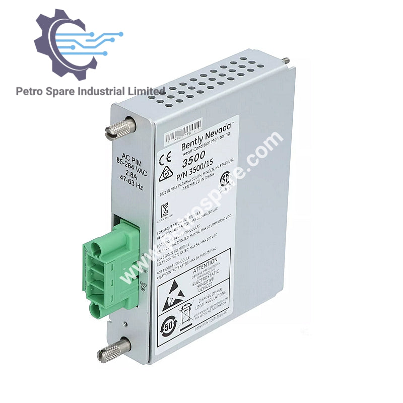 Bently Nevada 106M1081-01 3500/15 Modul Input Kuasa AC Universal