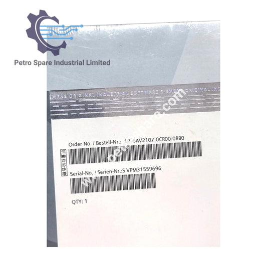 ซอฟต์แวร์ / ใบอนุญาต Siemens SIMATIC S7 6AV2107-0GA00-0BB0