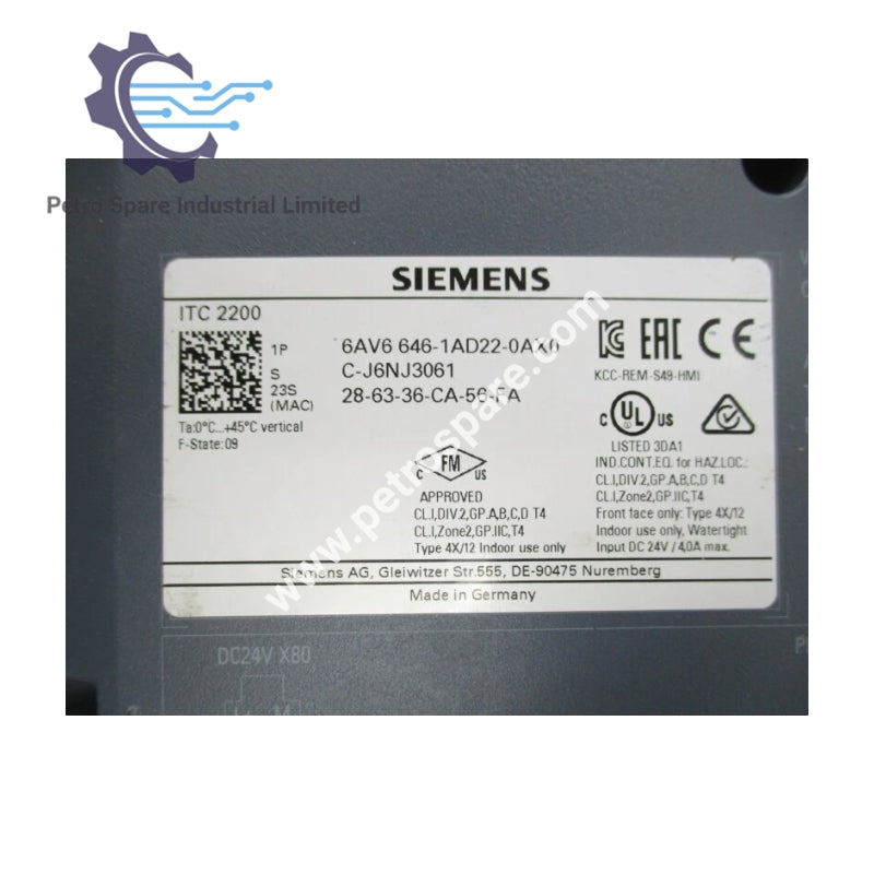 کلاینت صنعتی باریک زیمنس SIMATIC ITC2200 6AV6646-1AD22-0AX0