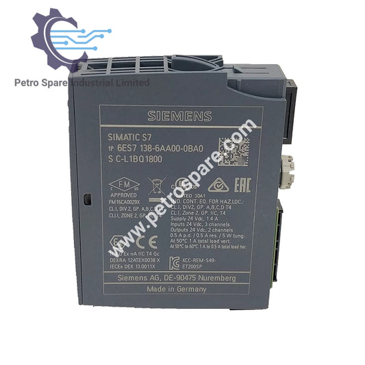 Siemens 6ES7138-6AA00-0BA0 TM kira 1x 24V Modul Kaunter