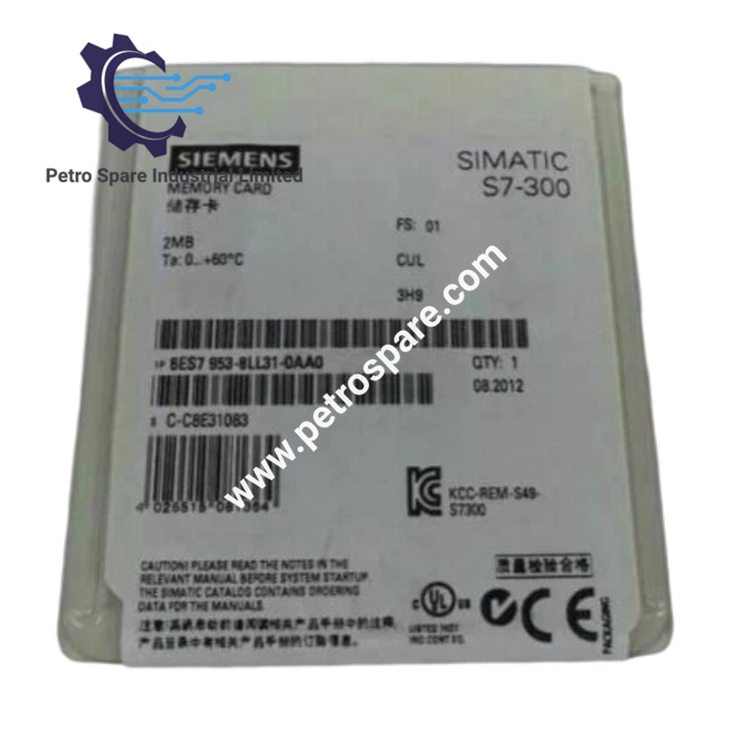 Siemens | Kad Memori Mikro SIMATIC S7-300 6ES7953-8LL31-0AA0