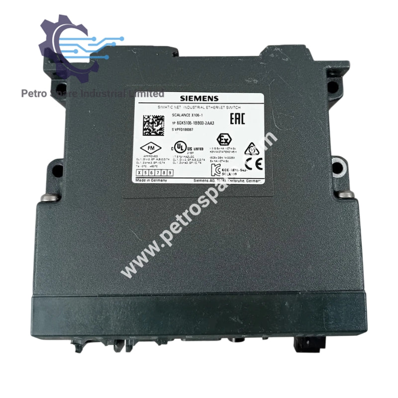 6GK5106-1BB00-2AA3 | Siemens SCALANCE X106 สวิตช์ IE แบบไม่จัดการ
