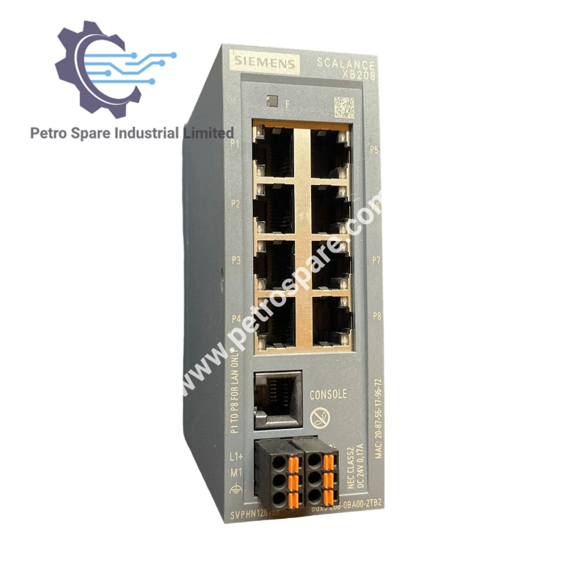 زیمنس SCALANCE XB208 | سوئیچ مدیریت‌شده لایه ۲ 6GK5208-0BA00-2TB2