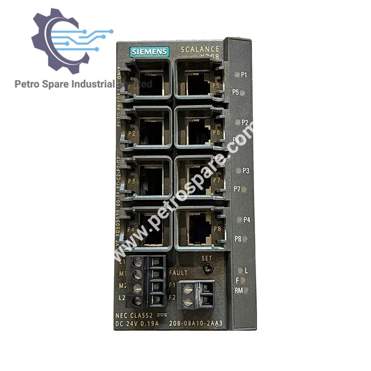 6GK5208-0BA10-2AA3 سويتش IE مدار من Siemens SCALANCE X208