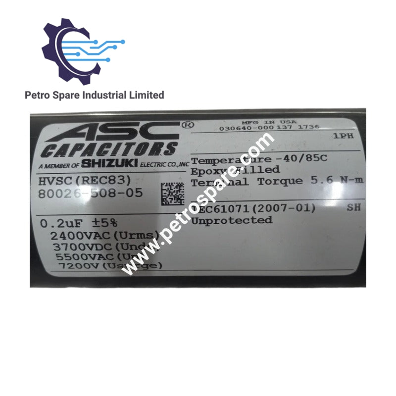 80026-508-08-R โมดูลตัวเก็บประจุ Snubber Rockwell Allen-Bradley