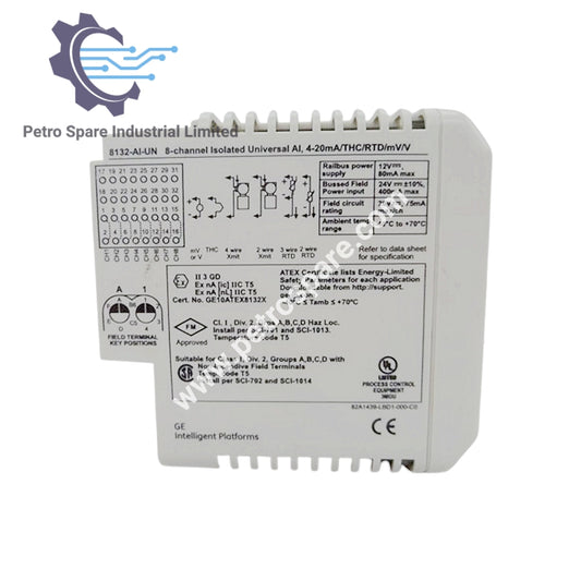MTL 8132-AI-UN Analog Input,8-Channel,4-20mA,Thermocouple
