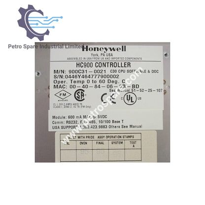 C30 CPU Honeywell 900C31-0021 | HC900 Kontroler