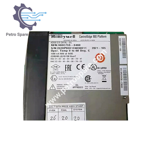 Honeywell 900C75S-0460 CPU, ControlEdge 900