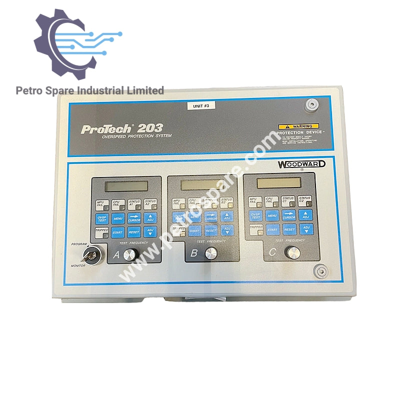 Woodward 9907-345 Електронно устройство за прекъсване при превишена скорост