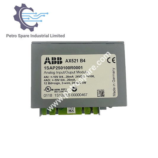 AX521 | ABB - Analog I/O Module 4 AI: U, I, RTD. 4 AO: U, I