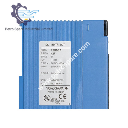 F3WD64-3F Yokogawa 64-Point I/O Module