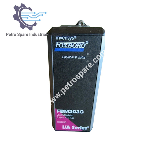 Foxboro FBM203C P0922UD Invensys RTD bemeneti modul