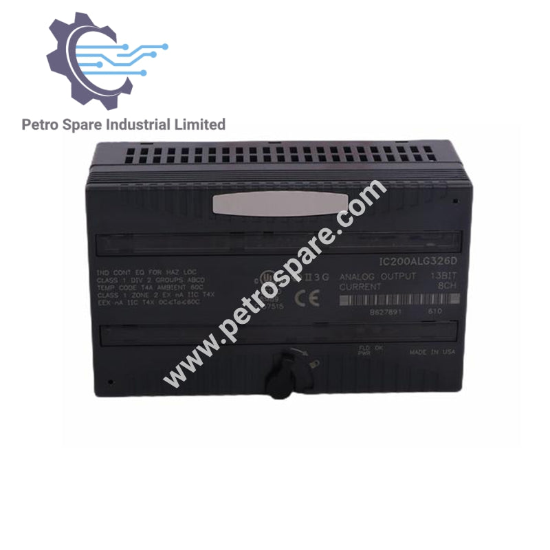 Module de sortie analogique 13 bits courant GE Fanuc VersaMax IC200ALG326