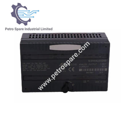 Module de sortie analogique 13 bits courant GE Fanuc VersaMax IC200ALG326