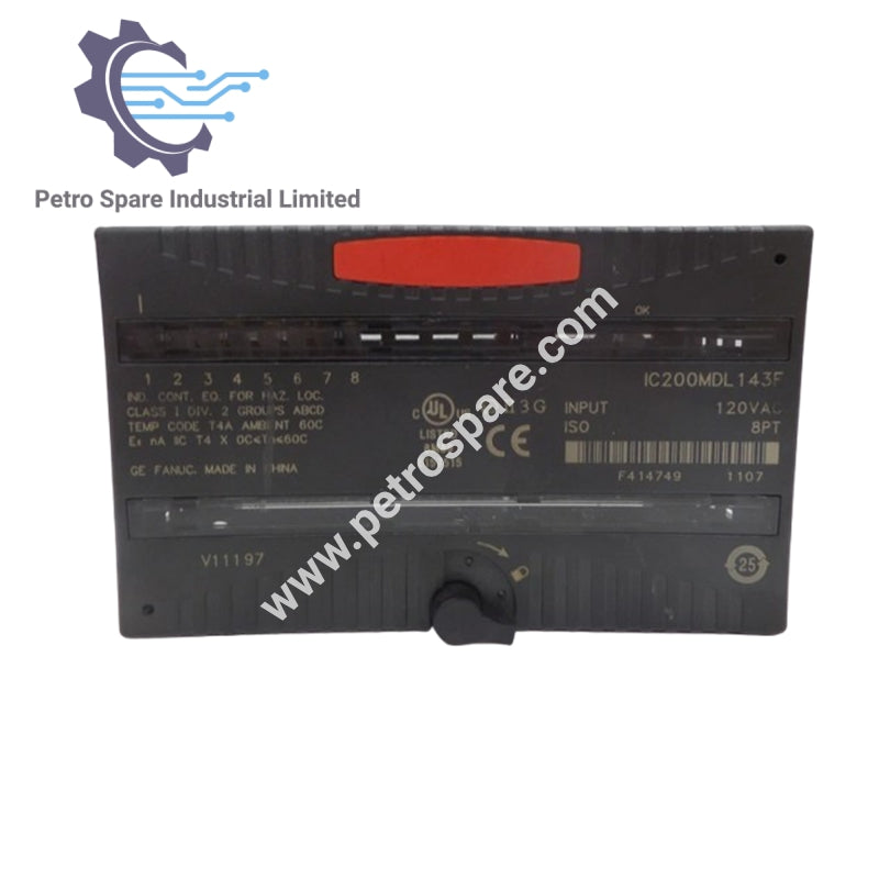 IC200MDL143 | GE Fanuc Versamax | وحدة إدخال منفصلة