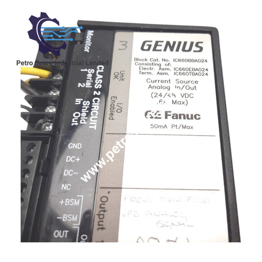 IC660BBA024 GE Fanuc Genius I-O | Stromquellen-Ein-/Ausgabe-Modul