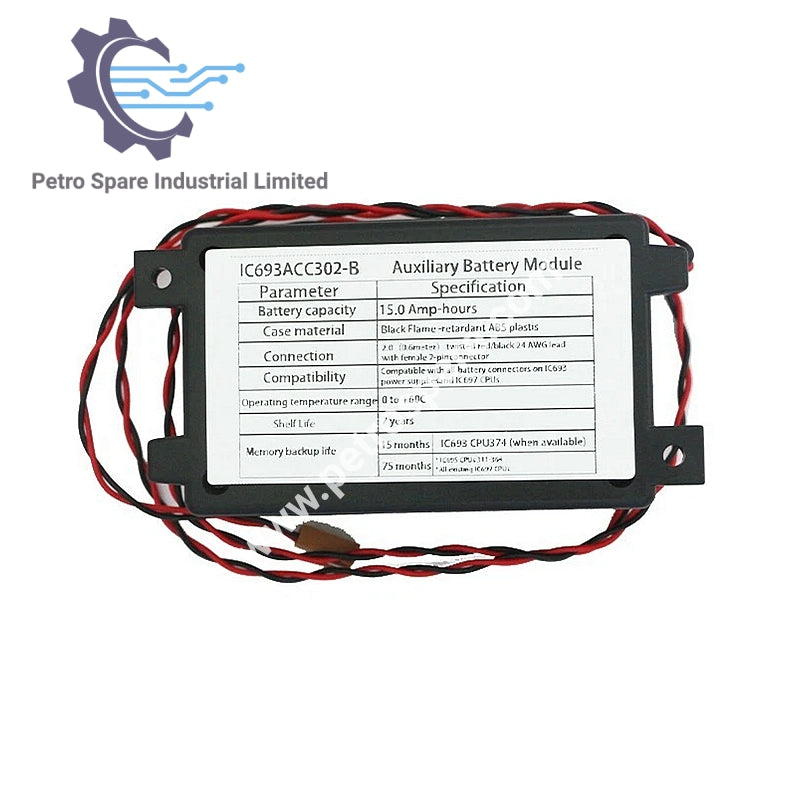 حزمة بطارية مساعدة IC693ACC302B من سلسلة GE Fanuc 90-30