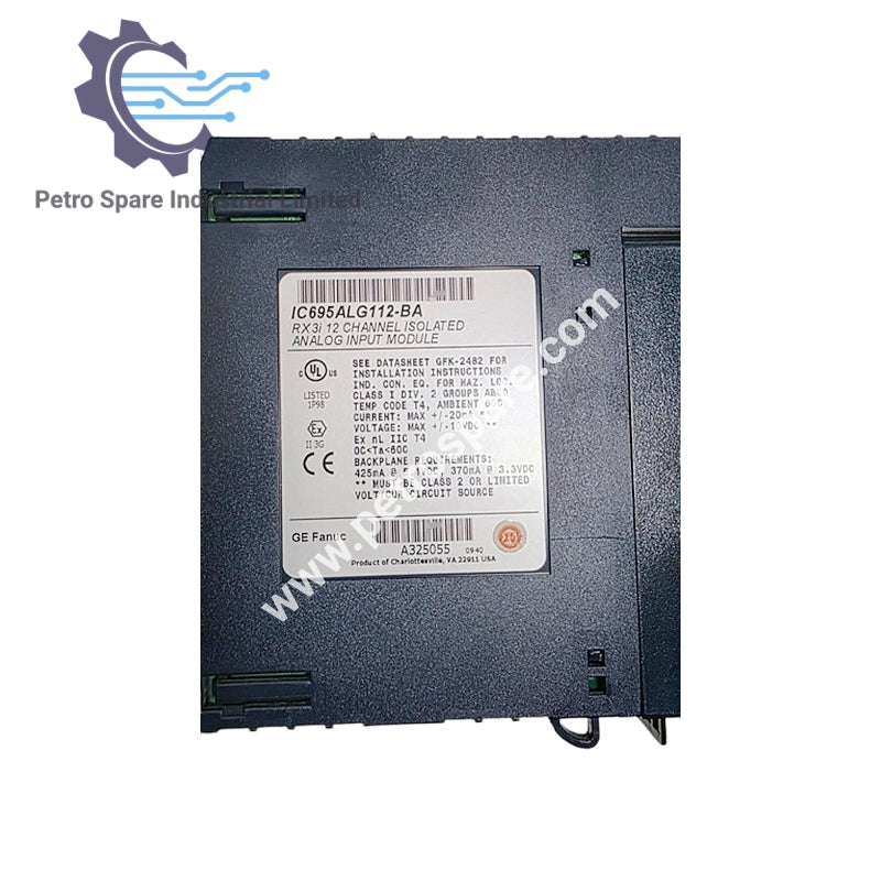 Módulo de Entrada Analógica GE Fanuc IC695ALG112, 12 Canais