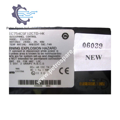 IC754CSF12CTD GE Fanuc QuickPanel HMI дисплей