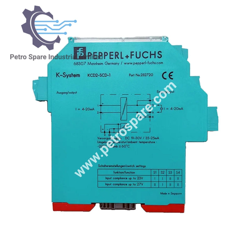 Fuchs Order Code KCD2-SCD-1 | Pepperl+Fuchs | SMART Current Driver