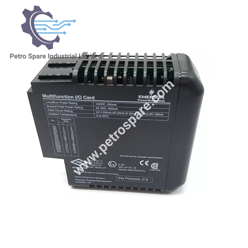 KJ3006X1-BA1 - Placa Multifuncional de E/S Emerson