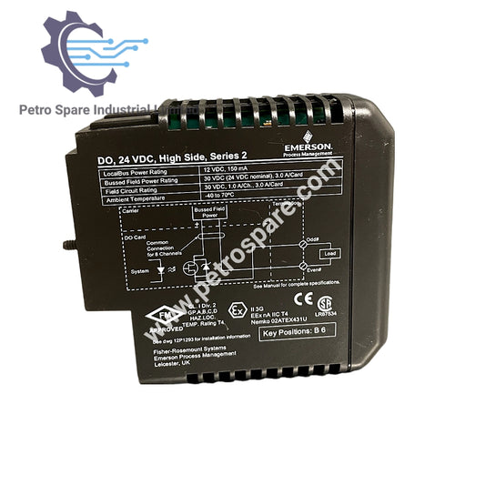 Emerson KJ3202X1-BA1 DO 8-Channel 24 VDC High-Side