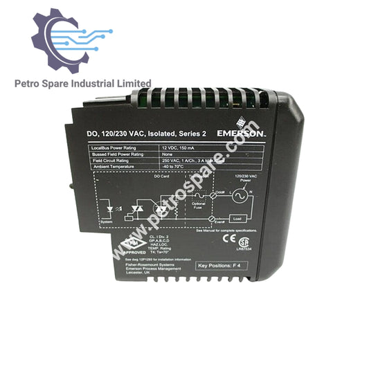 Emerson KJ3209X1-BA1 Modul Output Diskret 8-Titik