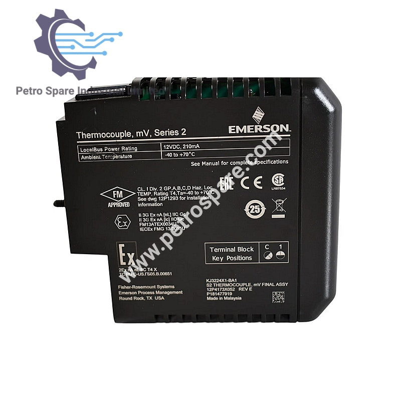 DeltaV Emerson KJ3224X1-BA1 Thermocouple / mV Input