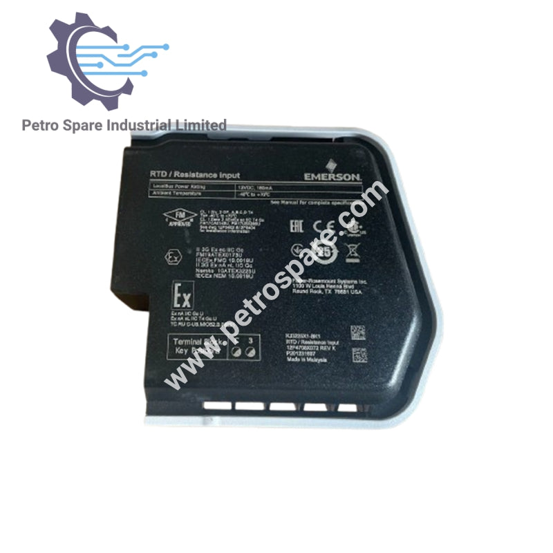 KJ3225X1-BK1 Emerson S-Serie RTD/Widerstandseingabekarte