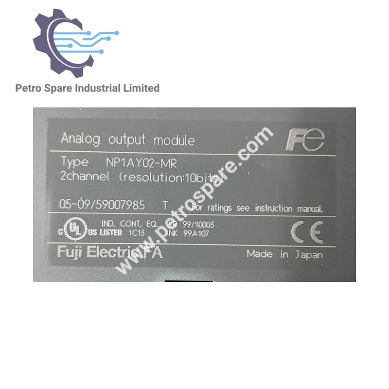 2 канала Fuji Electric NP1AY02-MR аналоговый выходной модуль