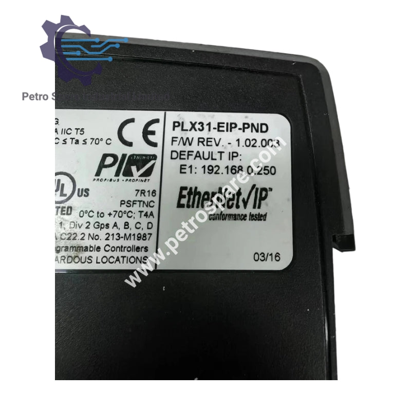 Modbus TCP/IP Gateway ProSoft PLX31-EIP-PND
