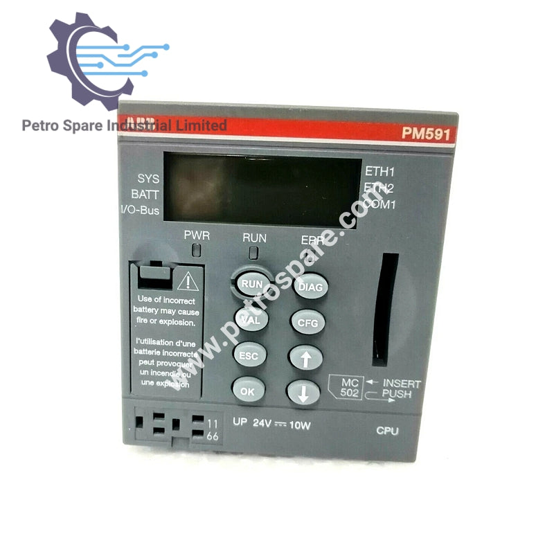 PM591-2ETH 3ABD00038811 ABB AC500 Processor Module