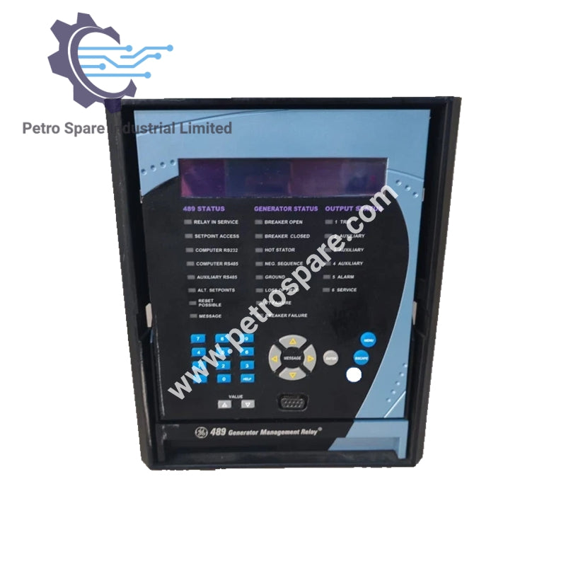 Relé de Gestión de Generador Multilin GE SR489-P5-LO-A20-E