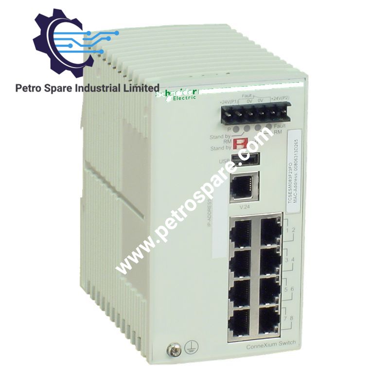 سوئیچ مدیریتی اترنت TCP/IP کانکسیوم Schneider Electric مدل TCSESM083F23F0